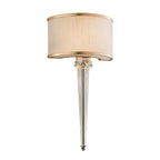 Corbett Harlow 2 Light Wall Light in Silver Leaf