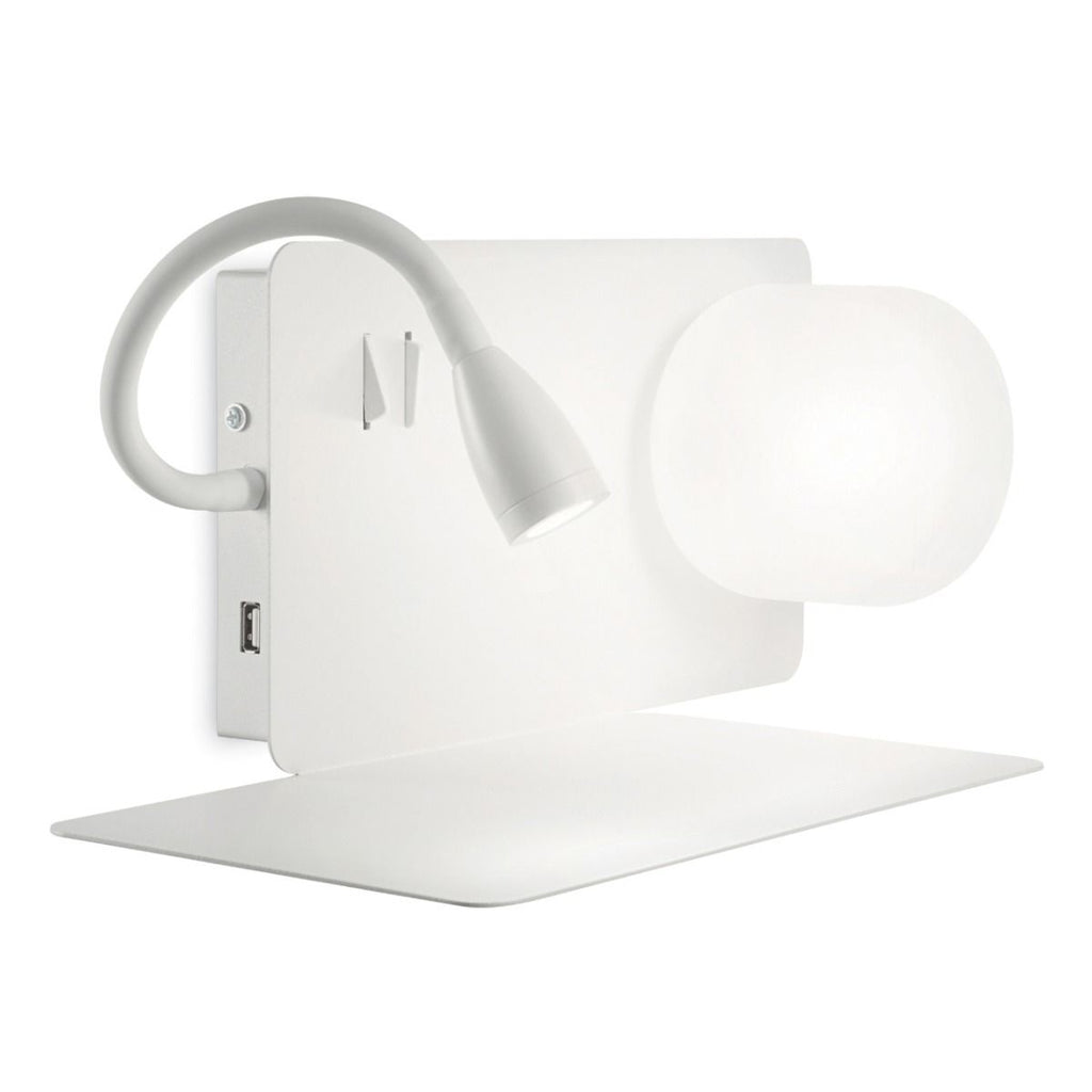 Ideal Lux Book 174792 LED Twin Wall Light White