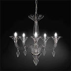Metal Lux Dedalo 5 Light Pendant Light in Polished Chrome