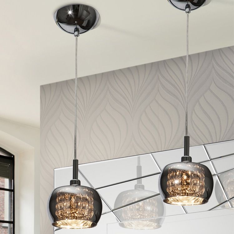 Schuller Arian Single Pendant Light in Steel