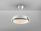Schuller Enzo Dimmable Ceiling Fan in Matte White