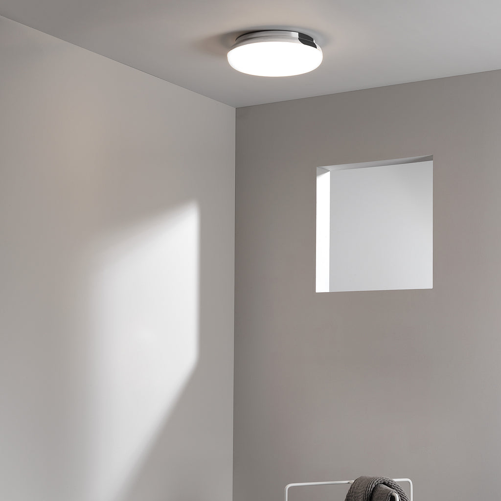 Astro Altea 300 1 Light Bathroom Ceiling Light in Polished Chrome