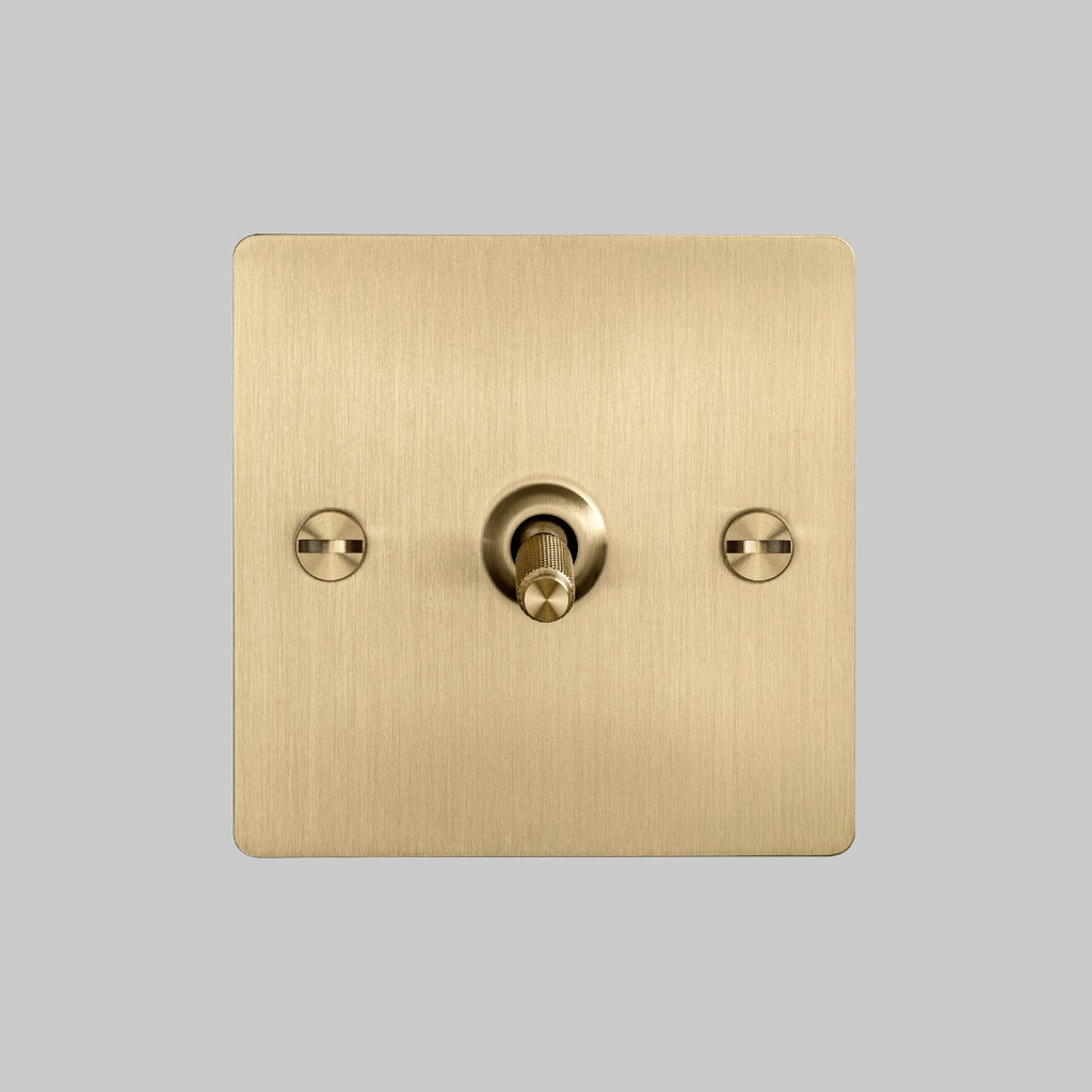 Buster & Punch 1G Toggle Switch / Brass