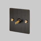 Buster & Punch 1G Toggle Switch / Smoked Bronze / Brass