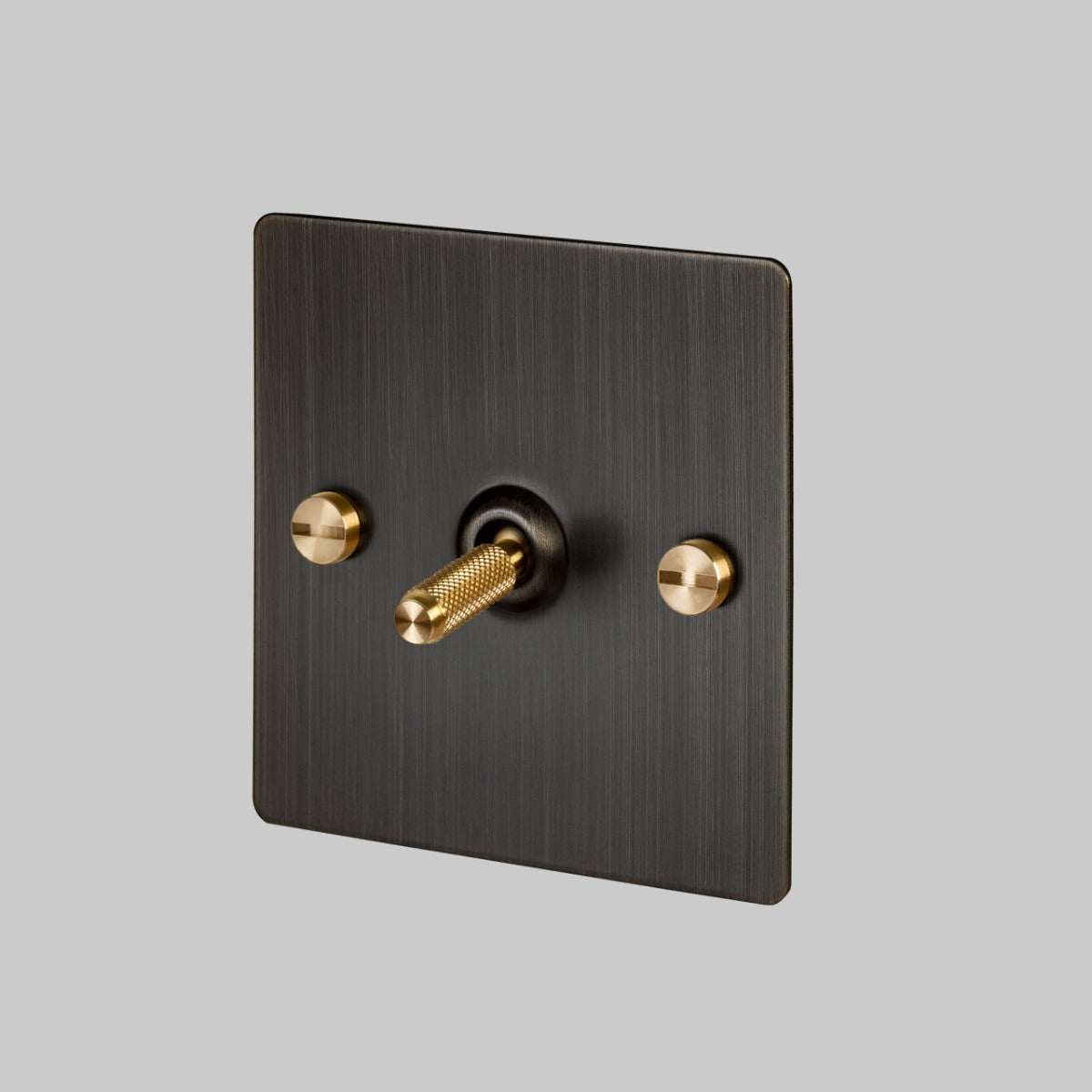 Buster & Punch 1G Toggle Switch / Smoked Bronze / Brass