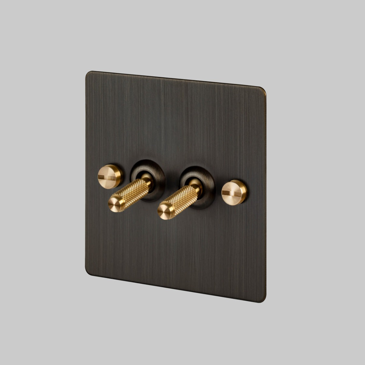 Buster & Punch 2G Toggle Switch / Smoked Bronze / Brass