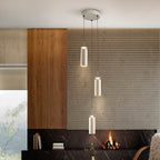 Schuller Alfara 3 Light Circular Pendant in Grey with Ceramic Shades