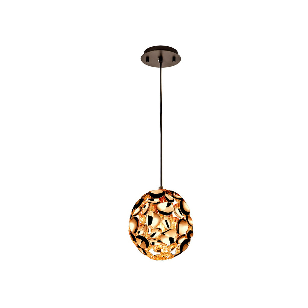 Schuller Narisa Single Pendant Light in Rose Gold
