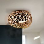 Schuller Narisa 5 Light Flush Ceiling Light in Rose Gold