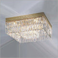 Kolarz Prisma 16 Light Flush Ceiling Fitting Gold 314.116.3