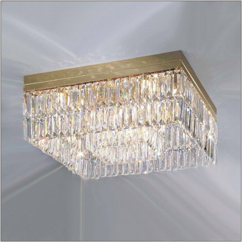 Kolarz Prisma 16 Light Flush Ceiling Fitting Gold 314.116.3