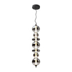 Schuller Gladis Ceiling Light in Matt Black and Diffused Smoke