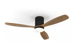 Schuller Siroco LED Ceiling Fan Dimmable D132cm in Black Wal