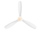 Schuller Siroco Dimmable Ceiling Fan in White