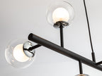 Schuller Altais 9 Light Multi-Arm Pendant Light in Black