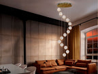 Schuller Austral 14 Light Pendant Light in Gold