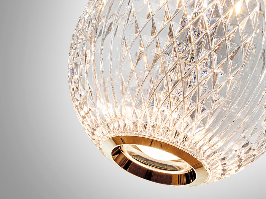 Schuller Austral 14 Light Pendant Light in Gold