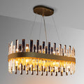 Schuller Grace Oval 20 Light Pendant Light in Gold