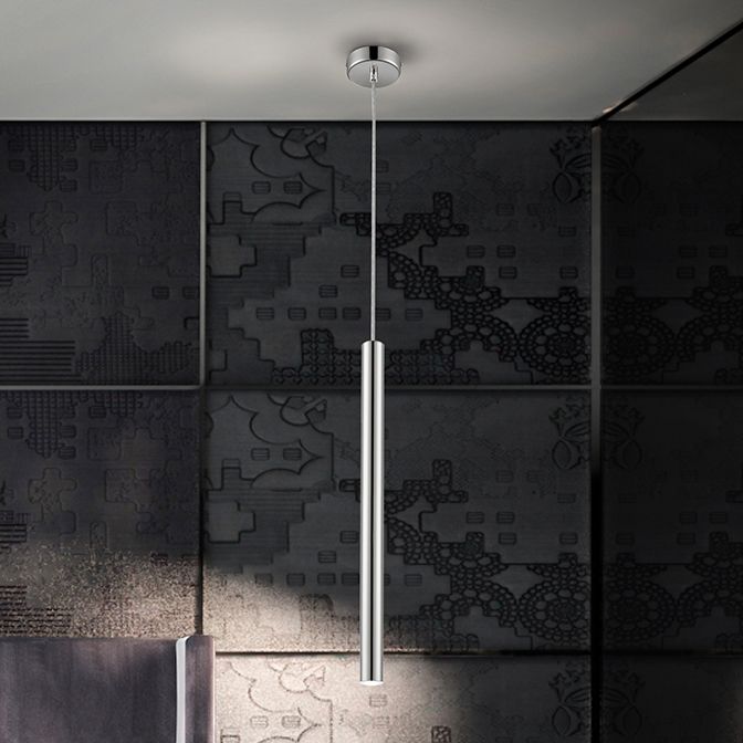 Schuller Varas Single Pendant Light in Chrome