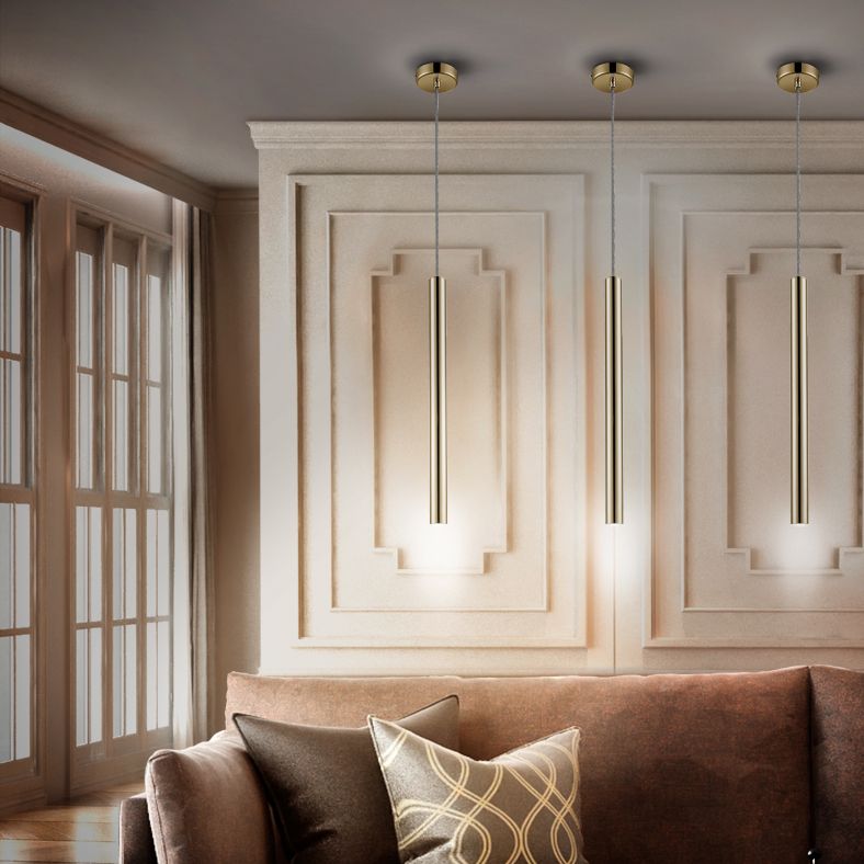 Schuller Varas Single Pendant Light in Gold