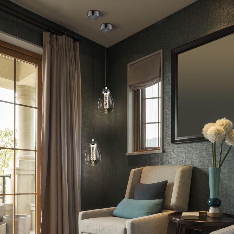 Schuller Taccia Single Pendant Light in Chrome