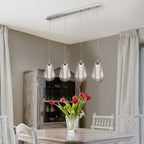 Schuller Taccia 4 Light Bar Pendant Light in Chrome
