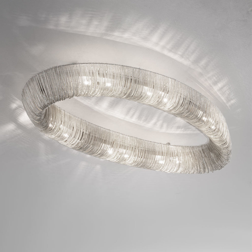 Kolarz 5324.31250 Cloud 12 Light Ceiling Pendant Chrome Frame