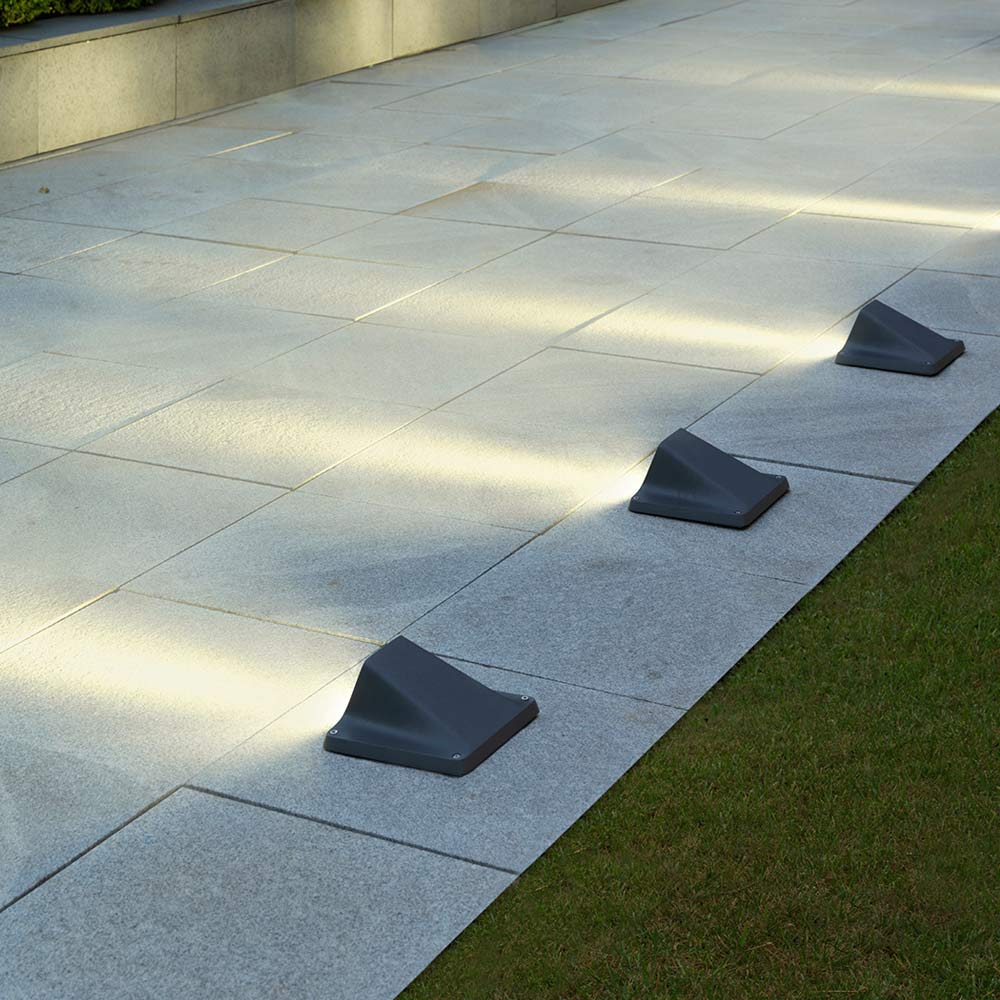 LEDS C4 Rexel Outdoor Ground Light in Urban Grey