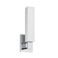Hudson Valley Livingston Wall Light in Polished Chrome with Opal Shade