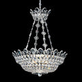 Schonbek Trilliane 12 Light Pendant in Polished Stainless Steel with Clear Radiance Crystal