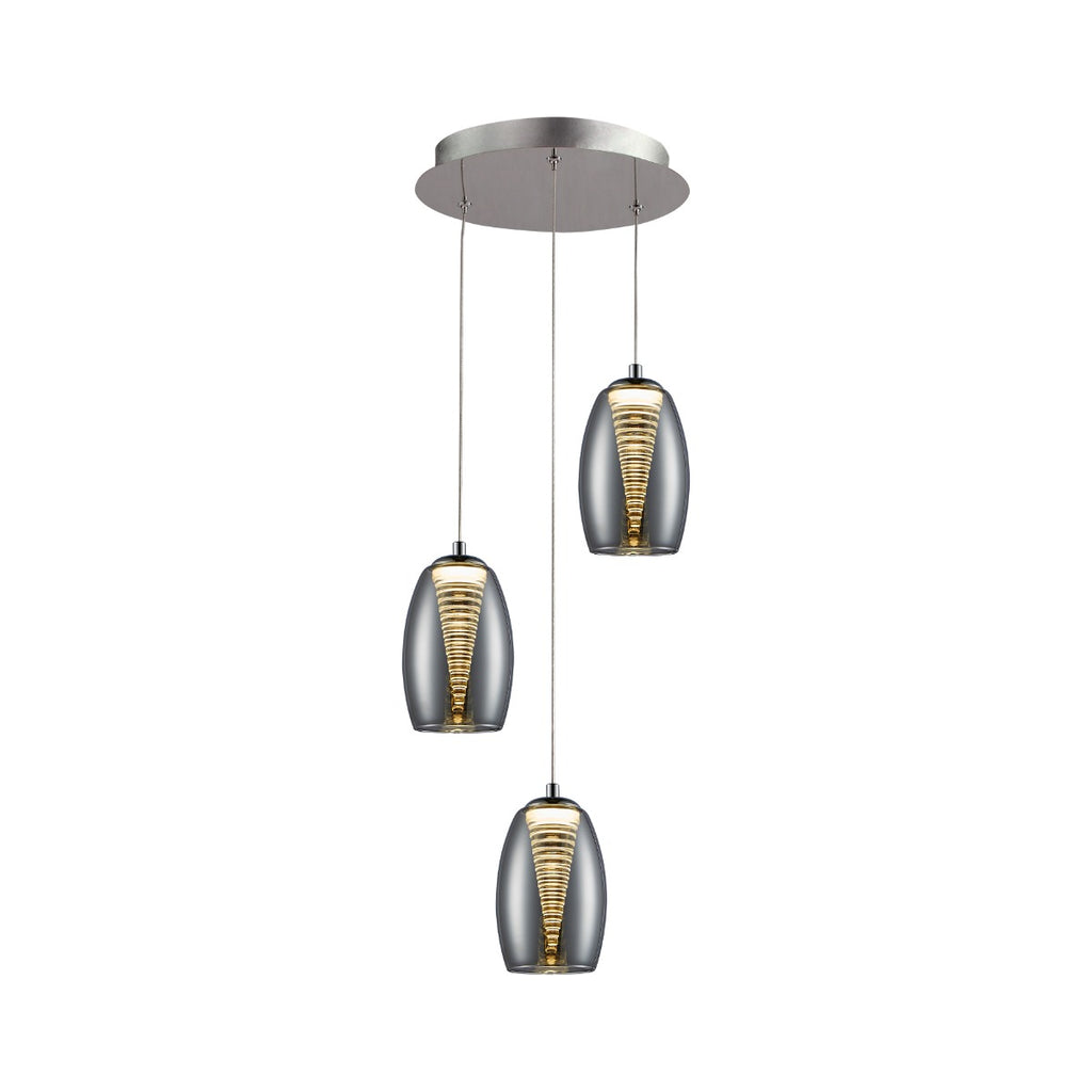 Schuller Nebula Lamp 3L. Led Chrome 584326