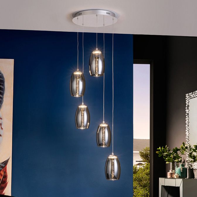 Schuller Nebula Lamp 5L. Led Chrome 584438