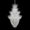 Schonbek Trilliane 24 Light Radiance Crystal Chandelier in Polished Stainless Steel