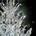 Schonbek Trilliane 48 Light Chandelier in Polished Stainless Steel with Clear Radiance Crystal
