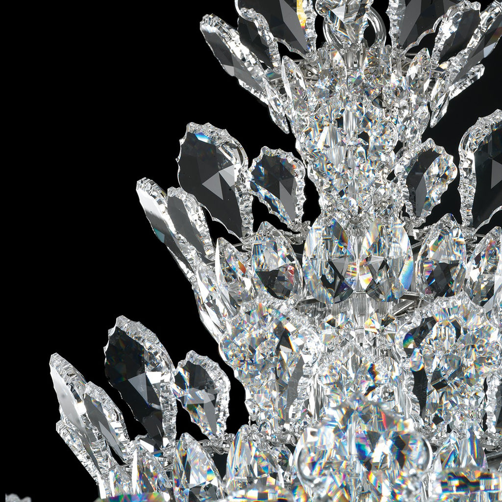Schonbek Trilliane 24 Light Radiance Crystal Chandelier Polished Stainless Steel