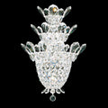 Schonbek Trilliane 4 Light Wall Sconce in Polished Stainless Steel with Clear Radiance Crystal