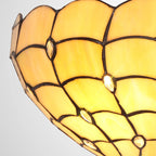 Novena Amboise 30cm Tiffany Wall Lamp in Beige Clear Crystal