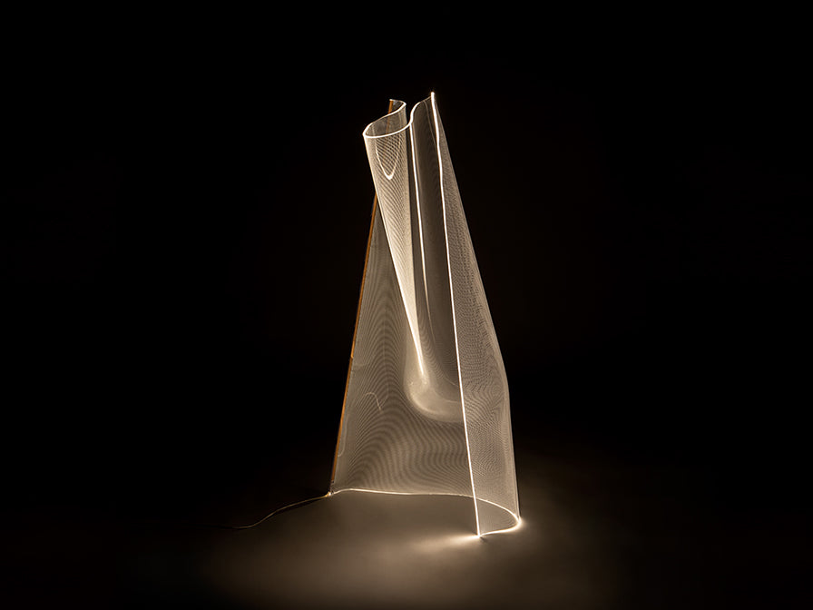 Schuller Velos Floor Lamp in Rose Gold