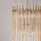 Hudson Valley Wallis 8 Light Pendant Light in Aged Brass
