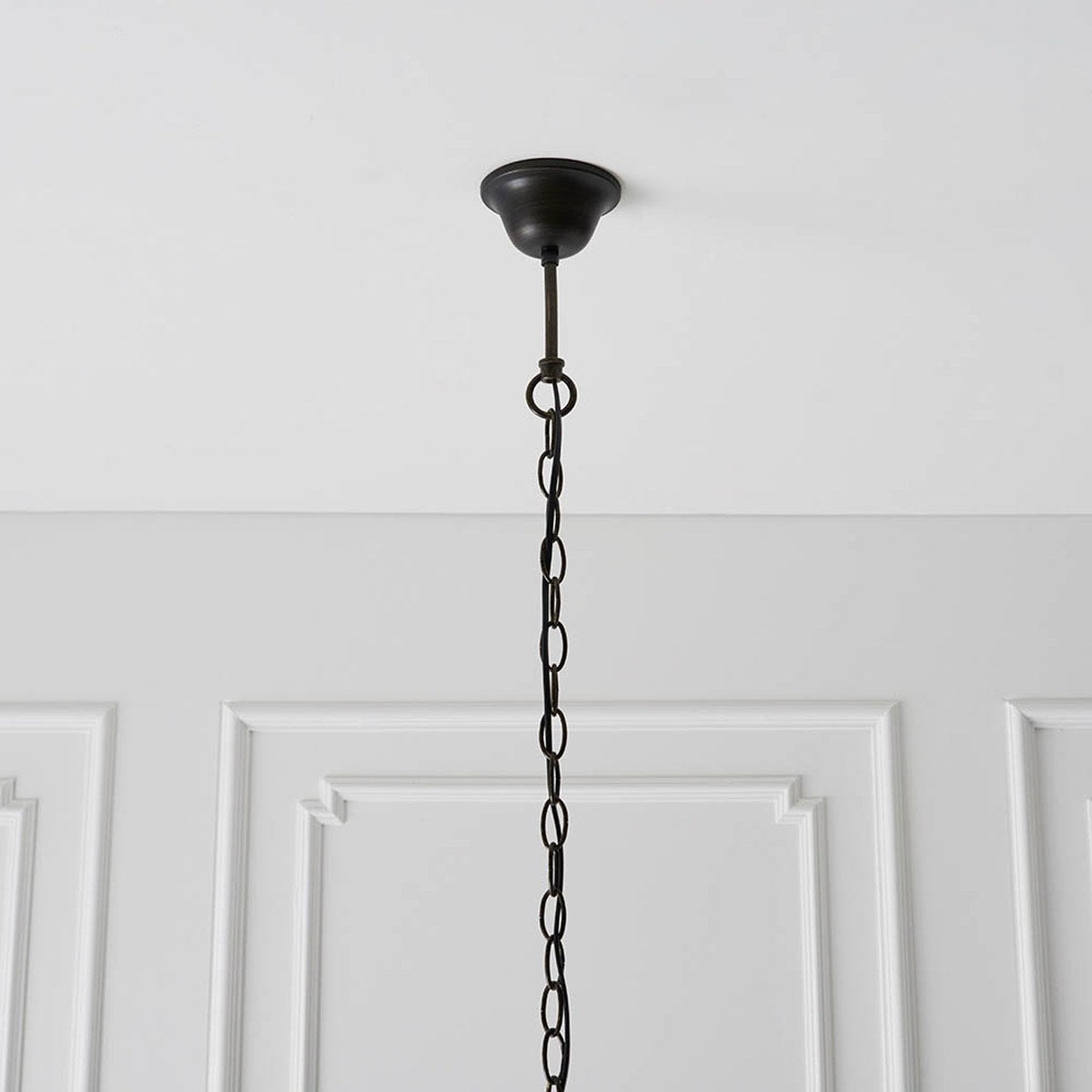 Interiors 1900 Nevada Medium Tiffany Pendant Light in Satin Black
