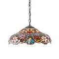 Interiors 1900 Sullivan Tiffany Pendant Light in Satin Black