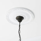 Interiors 1900 Willow Medium Tiffany Pendant Light in Satin Black