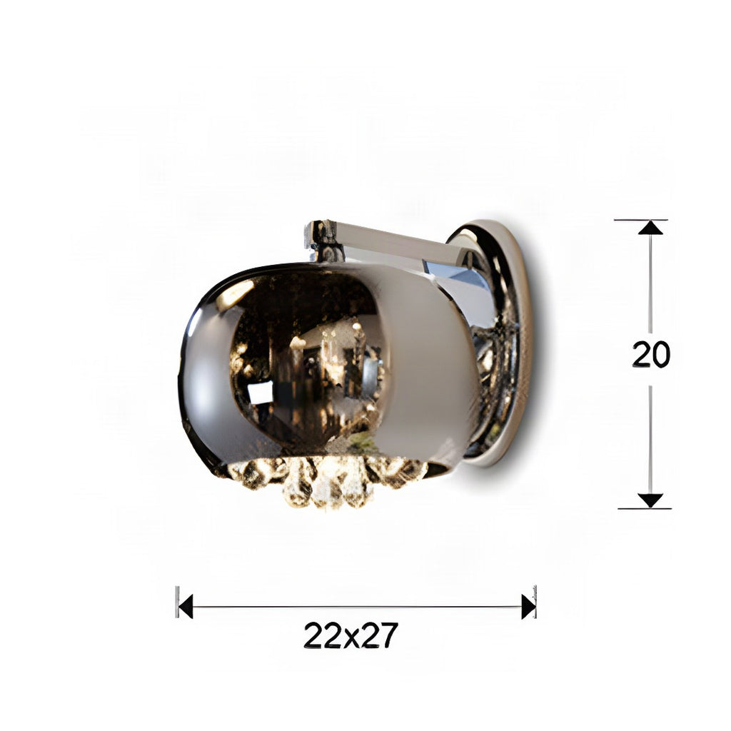 Schuller Argos Wall Light in Chrome