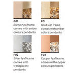 Masiero Ola Ceiling Large 160cm Island Pendant 6 x E14 Matt Bronze Warm Colours OLA-S6-OV-160-V83