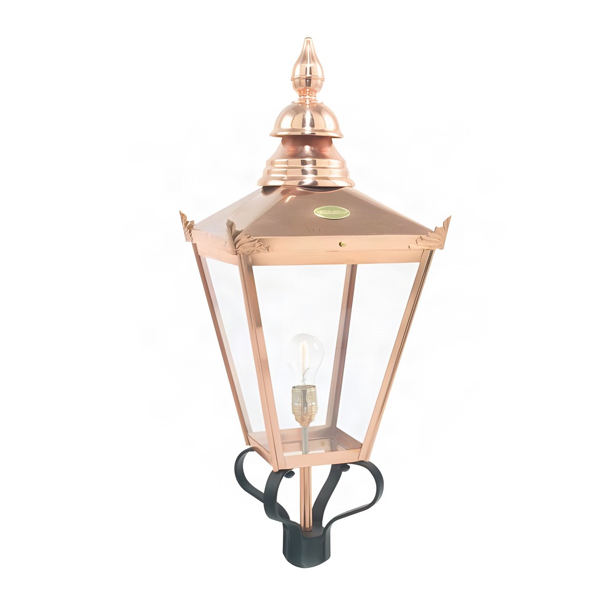 Norlys Chelsea Outdoor Lantern Head in Copper