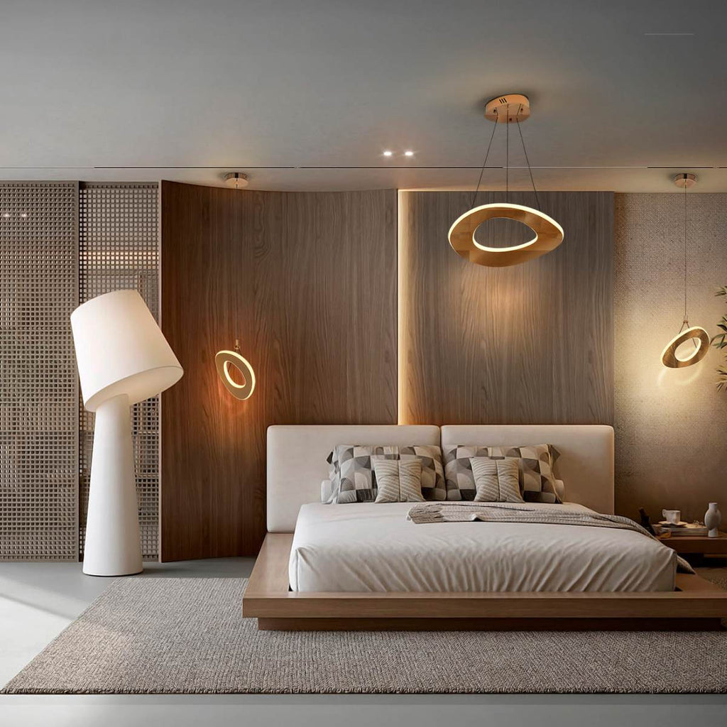 Schuller Mirena Large Single Pendant in Rose Gold with Opal Diffuser