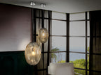 Schuller Ovila Small Single Pendant Light in Cognac Shade