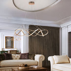 Schuller Molly Large Pendant Light in Rose Gold with Opal Diffuser