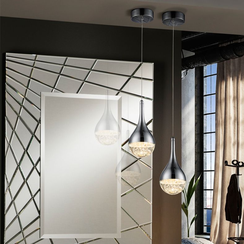 Schuller Elie Single Pendant Light in Chrome