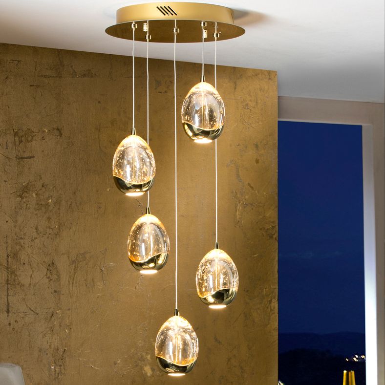 Schuller Rocio 5 Light Pendant Light in Gold
